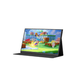 15.6" FHD 1080P Portable Monitor 144Hz 72% sRGB Wired USB-C HDMI External Travel Screen for Laptop V1300-PORTABLE-MONITOR-BLACK