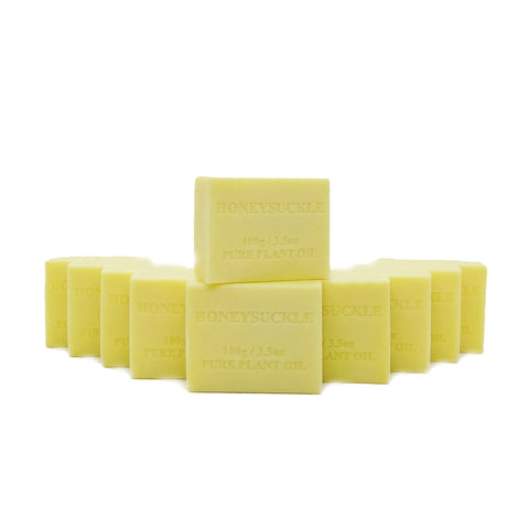 10x 100g Plant Oil Soap Honeysuckle Scent Pure Vegetable Base Bar Australian V238-SUPDZ-33217885438032