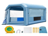 Inflatable Paint Booth, 13.1 x 9.8 x 9 ft Inflatable Spray Booth, with 750W Powerful Blower and Air V952-C13109FT3750WIIEBV3