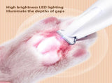 Belvedere Cat Grooming Trimmer - Rechargeable Low Noise Clipper with LED Light, Waterproof & V1189-LWWAL-20260325-00246