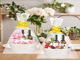 6 Sets Small Gifts Empty Bulk Woven Cotton with Bags Ribbons Easter Rabbit Candy Eggs V1258-DP02-C-3172