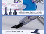 Silvery-purple Wireless Handheld Vacuum Cleaner with Blow, Suck, Inflate, and Pump Functions V888-ELOSUNG48117