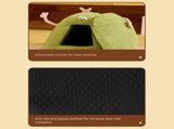 Winter Warm Cats Bed Cartoon Theme Design Highly Density Removable Cover Shelter House Rest Bed for V1107-135-14839-PUR1