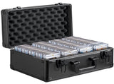 Graded Card Storage Box, 4 Slots, Graded Sports Cards Holder Carrying Case with Key Lock Foam V952-FJKSNHYCSKK9N54I7V0