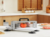 Commercial Tomato Slicer, 1/4 inch Tomato Cutter Slicer, Stainless Steel Heavy Duty Tomato Slicer V952-FQQPJZTS14INE1FJXV0