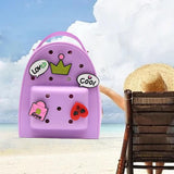 Hollow Silicone Mini Jelly Backpack Lightweight Casual Daily Carry Daypack For Women Outdoor V1366-AZ2-W-21264