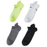 4X Rexy Seamless Sport Sneakers Socks Large Non-Slip Heel Tab MULTI COLOUR V274-GM-RXSPSK-L4-MUT