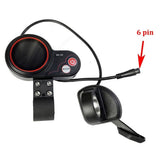 QS-S4 36V-60V Thumb Throttle LCD Display Kit3PIN Ignition Lock Key for Zero 8 9 10 8X 10X Electric V1192-AZ-W-22673