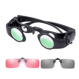 Zoomable Fishing Binoculars - Gray & Red Clip - 8X Magnification PRL-6015422060DBT