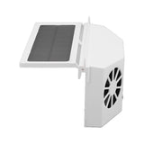 Solar Powered Car Cooler Large Wide Angle 3 Fans Deodorant Energy Saving Car Exhaust Ventilation Fan V1294-YM0716-3114220061411