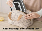 Electric Heating Insulated Lunch Box 304 Stainless Steel Portable Insulated Storage Container, V1106-DRBWWCH002