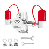 Faucet Mounted Eyewash Station with Cover,Reliable First-AID Emergency Eye Wash Unit for Sink V1370-AZ4-11699