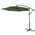 Milano Outdoor - Outdoor 3 Meter Hanging and Folding Umbrella - Green ABM-401035