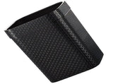 Imitation Rattan Woven Garbage Bin Black Lidless Pressure Ring for Home V1192-AZ-W-32925