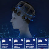 White Standard B model Multifunctional Electric Head Massager with 14 V888-ELOSUNG15141