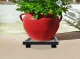 Heavy Duty Plant with Smooth Casters, Grey PP Resin, Perfect for Indoor and Outdoor Use V1192-AZ-W-25071