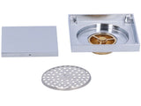 Electroplating Floor Drain Copper Floor Drain Strainer for Kitchen Bathroom Balcony V1294-YM0901-3112210049211