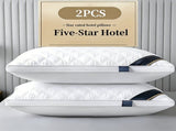 Luxury Pillow Quilted Pillow High-Quality Pillow Comfortable Pillow Bedding - Gray - Size 900g high V1102-115-03208-GRY-900GHIGHPILLOW
