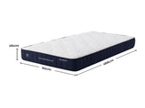 RoomSense Single Firm Mattress 26cm Bundle with Storage Bed Frame XFKF-1772-S-AURA-AB