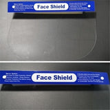 12x Safety Full Face Shield Clear Glasses Anti-Fog Eye Protector Shop Dental V563-FS-1_12PCS