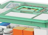 Portable Medicine Box Multilayer Large Capacity Emergency First Aid Kit Box with Handle for Home V1294-YM0901-3117240230611