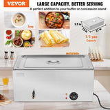 VEVOR Commercial Electric Food Warmer Countertop Buffet 1*18L Pan Bain Marie V952-SYSPBWQPTKQCRX2XJV3