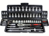 Basic automotive repair manual tool set, including a set of mechanical tools, including ratchet V1102-HEGJ-001
