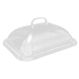 Splatter Cover Clear Transparent Acrylic Dustproof Rectangle Shape Convenient Practical Home Plate V1294-YM0626-3118220300612