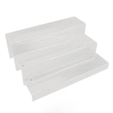 3 Tiers Bar Bottle Rack Clear Acrylic Display Risers Liquor Bottle Stand for Cupcake Collectibles V1294-YM0901-3117240279611