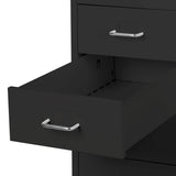 Levede 8 Drawer Office Cabinet Drawers Black HO0403-8-BK