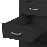 Levede 8 Drawer Office Cabinet Drawers Black HO0403-8-BK_NZ
