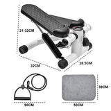 Mini Stepper Home Office Stair Stepper Machine with Resistance Bands and LCD Monitor for Full Body V985-STEPPERS2