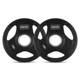 CORTEX 80kg Tri-Grip V2 50mm Olympic Plate Set V420-CSWP-OTGV2SET-A
