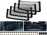 4 Pack Car Storage Net, Trunk Storage Net, Car Trunk Net, With Screws, Hook, Car Pocket Organizer V1188-MS-227-1454