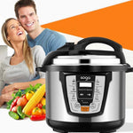 SOGA 2X Electric Stainless Steel Pressure Cooker 10L 1600W Multicooker 16 16ELECTRICPRESSURECOOKER10LX2