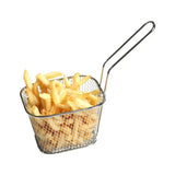 8 Pack Stainless Steel Mini Fry Baskets, Serving Holders for Fries, Snacks, Restaurants, Pubs, V1189-LC-HW-00528