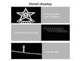 LED Waterfall String Lights Outdoor, Decorative Christmas Tree Lights V1263-JX-5071