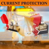 4 Pack 300A Terminal Fuses, 58V DC Max IP66 Waterproof Marine Rated Battery Fuse for RV, Boat, EV, V1366-AZ2-W-14348
