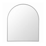 Embellir Arch Wall Mirror, Decorative Silver Mirrors, 86x81cm Bathroom Vanity Mirror, Slim MM-E-WALL-OVAL-SR-8186