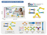 Kids 3D Soft Magnetic Building Tiles Toy Set, Creative DIY Puzzle Blocks for Ages 3 - Develops Fine V1341-ZY-SW7JEE7Y-66PCS