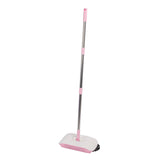 2 in 1 Hand Push Floor Sweeper Stainless Steel 180 Degree Rotating Hard Floor Mopping Sweeper V1294-YM0901-3113250025912