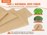 Burlap Fabric Roll, 355 mm x 45.7 m & 50 x 50 Density Wide Natural Fabric Rolls, Jute Fabric V952-CMBJ14INCHES3MBHIV0