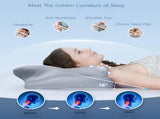 High-Performance Butterfly Memory Foam Pillow 15&deg Cervical Support, Cooling Gel Cover, Ergonomic V1107-CS-HDZT