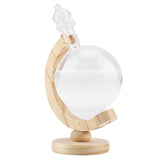 Storm Glass Creative Globe shaped Storm Glass Bottle Desktop Weather Station Weather Predictor V1294-YM0901-JY14682