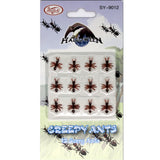120x MINI FAKE ANTS Trick Halloween Scary Creepy Joke Prank Small Gag Toy Bug V563-20275-120ANTS