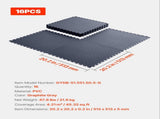Garage Floor Tiles Interlocking, 16 Pack 513 x 513 x 5 mm Interlocking Modular Garage Flooring V952-PVCLSCKDDPVC9AKRO001V0