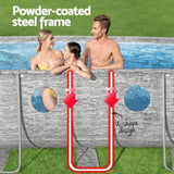 Bestway Swimming Pool 549x274x122cm Steel Frame Above Ground Pools Filter Pump Ladder 13430L BW-POOL-549-56717