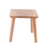 Multi Purpose Household Wood Stools Cute Small Bench Child Seat DIY Furniture StoolSquare Wood Color V1294-YM0901-3116200058414