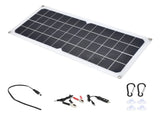 10W Photovoltaic Solar Panel Charging Board with Dual USB Ports for RVs Boat Planes Satellites V1294-YM0710-3114210109811