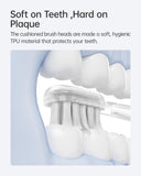 Cushioned Toothbrush Heads 6 Pack, New 2025 Version Replacement Heads Compatible with Wave/Wave V1258-DP02-WO-28